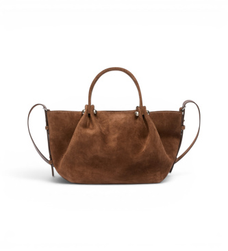 Weekend Max Mara Braune Wildledertasche Wkario
