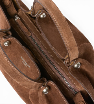 Weekend Max Mara Braune Wildledertasche Wkario