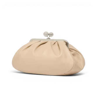 Weekend Max Mara Bolso de Piel Cubico beige