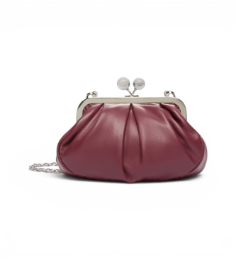 Weekend Max Mara Bolso de Piel Prati granate