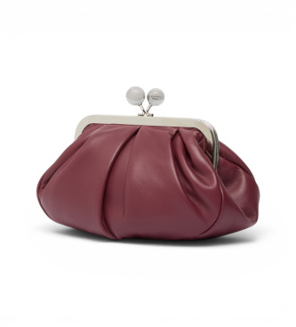 Weekend Max Mara Bolso de Piel Prati granate