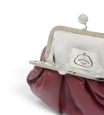 Weekend Max Mara Bolso de Piel Prati granate