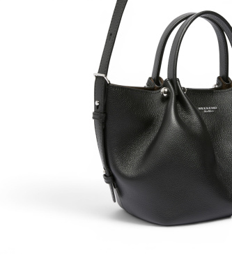 Weekend Max Mara Bolso de Piel Wkadritto negro