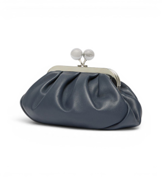 Weekend Max Mara Bolso de Piel Wkanembi marino