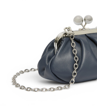 Weekend Max Mara Bolso de Piel Wkanembi marino