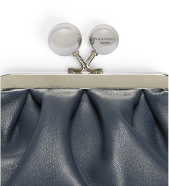 Weekend Max Mara Bolso de Piel Wkanembi marino