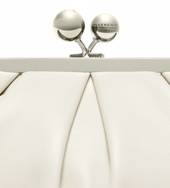 Weekend Max Mara Borsa Prati bianco sporco