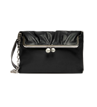 Weekend Max Mara Bolso de Piel Wkaslalom negro