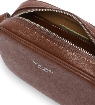 Weekend Max Mara Wkasnob brun læderpose