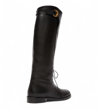 Weekend Max Mara Stivali in pelle nera Visby