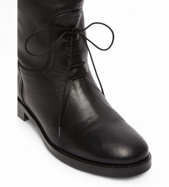 Weekend Max Mara Stivali in pelle nera Visby