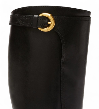 Weekend Max Mara Stivali in pelle nera Visby