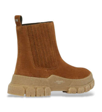 Weekend Max Mara Botines de piel Genepi Cuoio