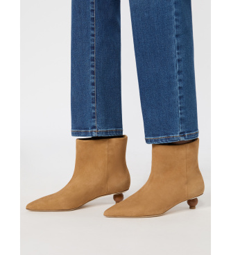 Weekend Max Mara Bottines en cuir Wkacapanna marron