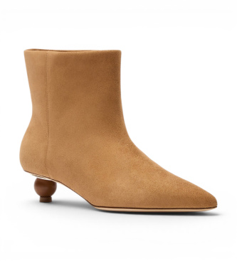 Weekend Max Mara Bottines en cuir Wkacapanna marron