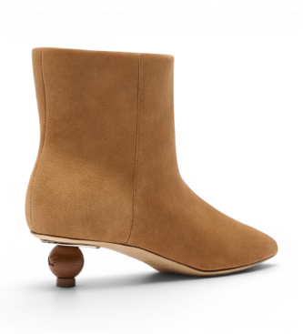 Weekend Max Mara Bottines en cuir Wkacapanna marron