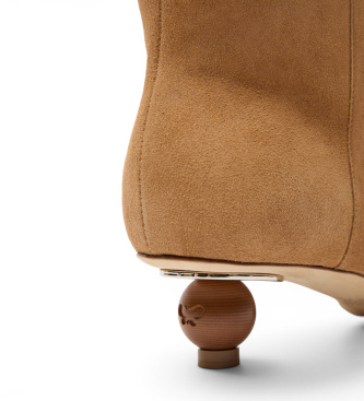 Weekend Max Mara Bottines en cuir Wkacapanna marron
