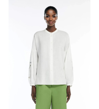 Weekend Max Mara Ecru Ilex-skjorte i hr