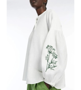 Weekend Max Mara Ecru Ilex-skjorte i hr