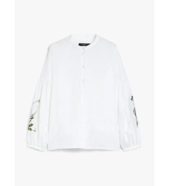 Weekend Max Mara Ecru Ilex-skjorte i hr