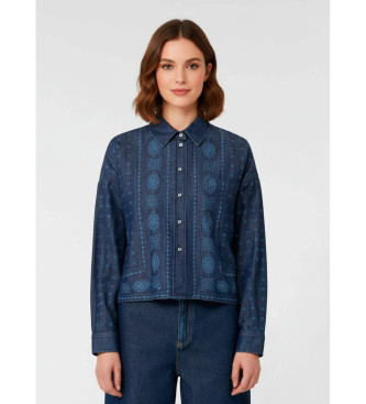 Weekend Max Mara Giochi blauw overhemd