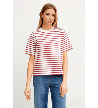 Weekend Max Mara T-shirt Multid  rayures rouges