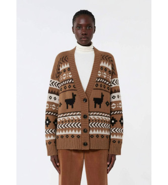 Weekend Max Mara Casaco de malha camel Ovatta