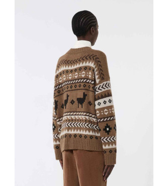 Weekend Max Mara Casaco de malha camel Ovatta