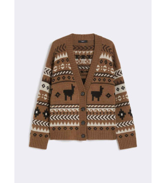 Weekend Max Mara Casaco de malha camel Ovatta