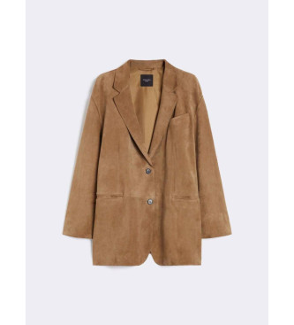 Weekend Max Mara Veste oversize Rolanda marron