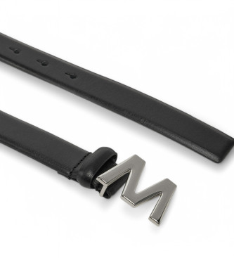 Weekend Max Mara West leather belt black