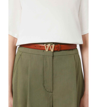 Weekend Max Mara Cinto castanho Wkawest