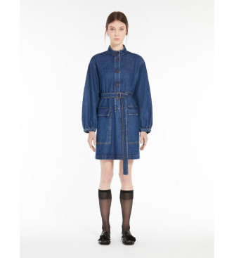 Weekend Max Mara Euro navy denim dress