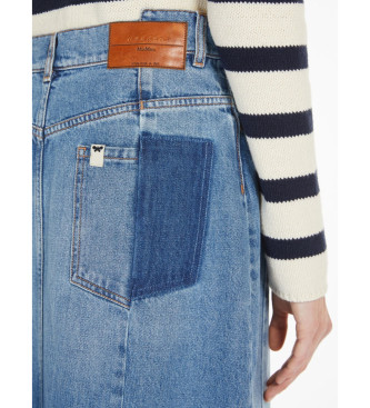 Weekend Max Mara Jeansrock Gesso blau