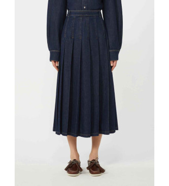 Weekend Max Mara Saia Wkdovale azul-marinho