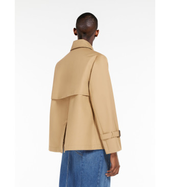 Weekend Max Mara Trench impermeabile beige Biglia