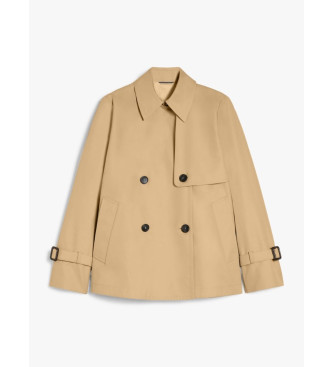 Weekend Max Mara Trench impermeabile beige Biglia