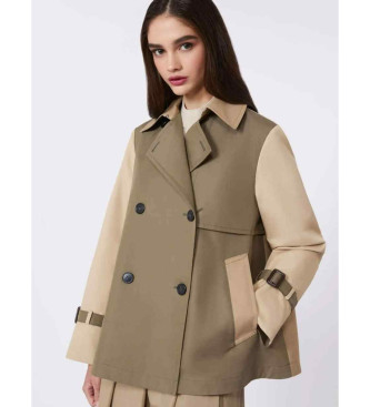 Weekend Max Mara Wkdbiglia gr�n trenchcoat