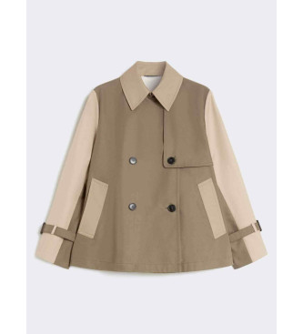 Weekend Max Mara Wkdbiglia gr�n trenchcoat