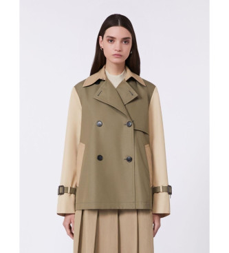 Weekend Max Mara Wkdbiglia Gr�ner Trenchcoat