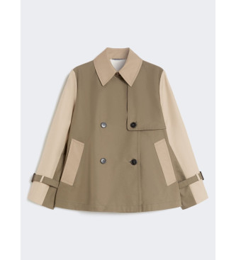 Weekend Max Mara Wkdbiglia Gr�ner Trenchcoat
