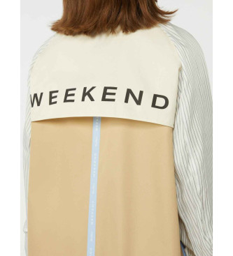 Weekend Max Mara Wkdcanasta beige gabardine