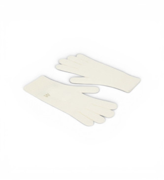 Weekend Max Mara Gants Lea blanc