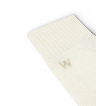 Weekend Max Mara Gants Lea blanc