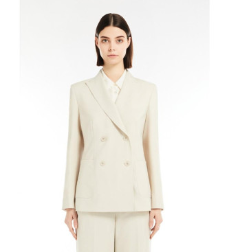 Weekend Max Mara Nervoso wollen blazer zand