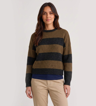 Weekend Max Mara Sweter z dzianiny Wkdtuono brązowy