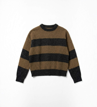 Weekend Max Mara Sweter z dzianiny Wkdtuono brązowy