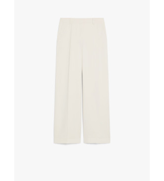 Weekend Max Mara Angola palazzo trousers sand