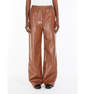 Weekend Max Mara Palazzo trousers Plutonne brown