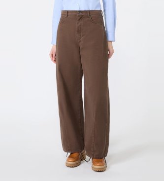 Weekend Max Mara Wkdordine wide-leg pants in brown